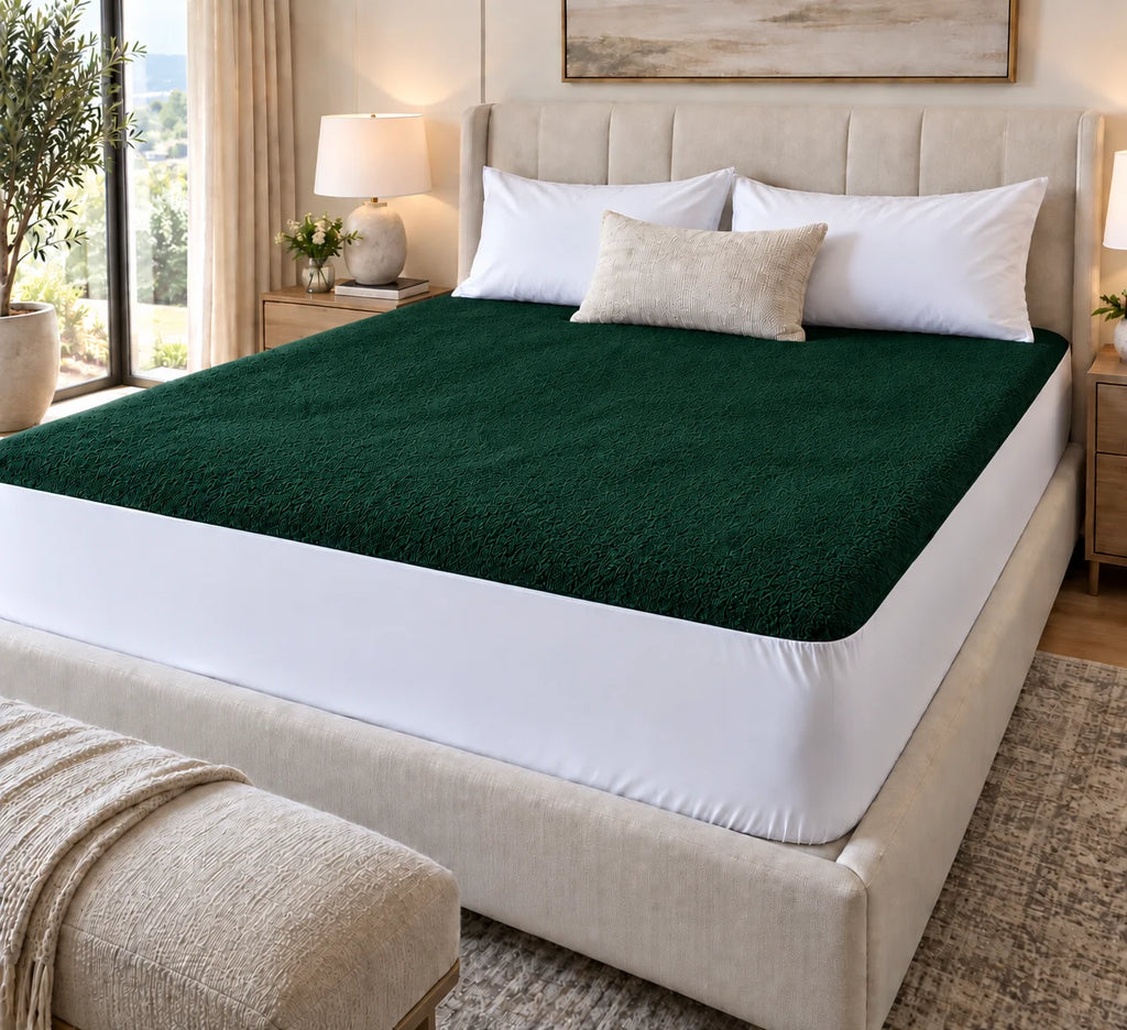 Waterproof Mattress Protector-Green