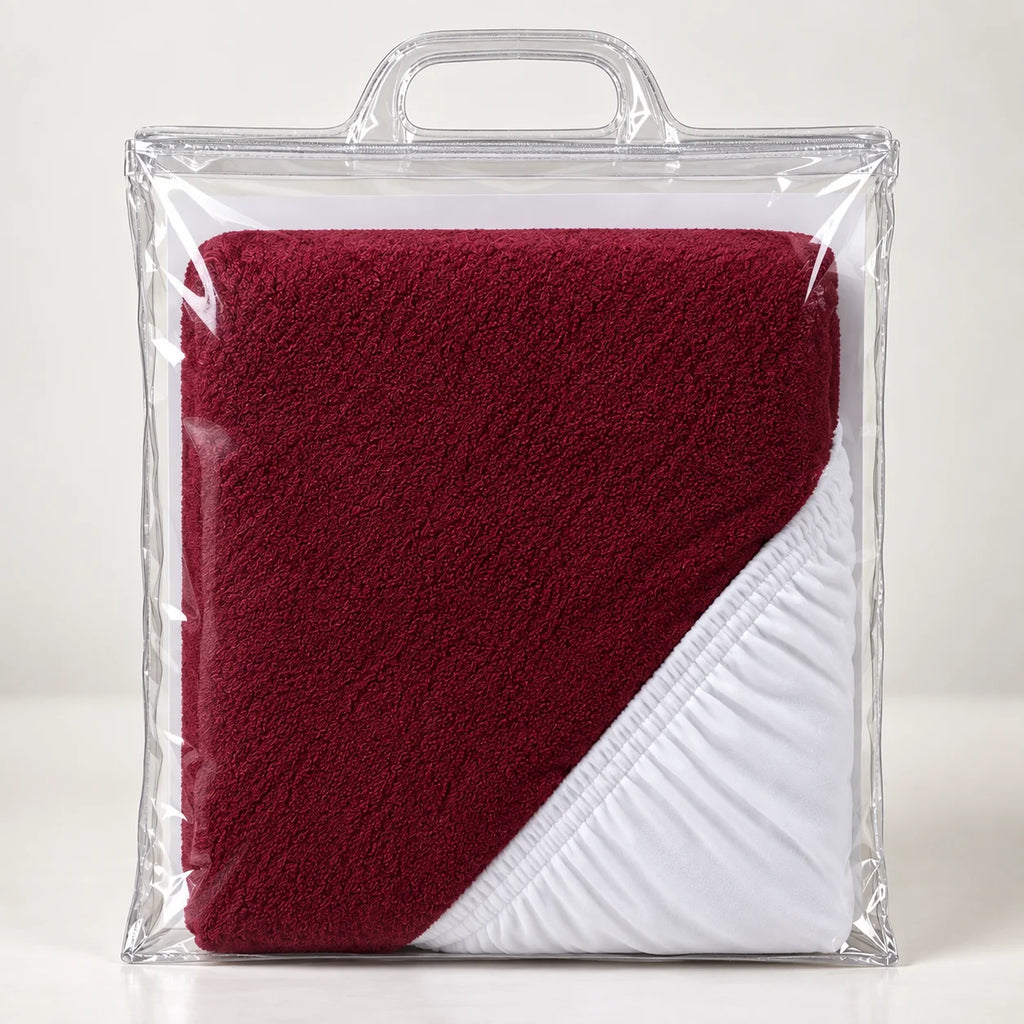 Waterproof Mattress Protector-Maroon
