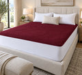 Waterproof Mattress Protector-Maroon