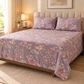 Light Purple-Cotton Bedsheet